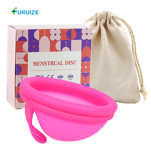 Disco Menstrual Reutilizable de Marca Privada Furuize, 100% Silicona de Grado Médico, Disco Menstrual a Prueba de Fugas, Fabricante de Higiene Femenina - Product Image 2