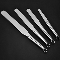 Spatule à gâteau droite en acier inoxydable de 4, 6, 8, 10 et 12 pouces, spatule à glaçage, grattoir à gâteau