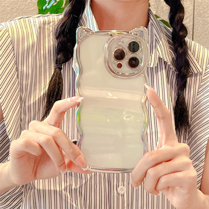 Funda Transparente de Color Sólido con Soporte Invisible para iPhone 17 Pro Max 16 15 14 13, Cubierta Suave de TPU - Product Image 2