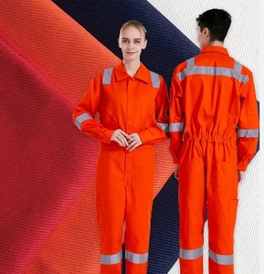 Venta caliente Hombres Construcción Personalizado FR Algodón Alta visibilidad Reflectante Seguridad Trabajo Overol - Product Image 2