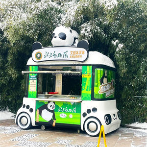 Gerobak Makanan Multifungsi Kustom dengan Dapur Lengkap untuk Jualan Es Krim, Hamburger, Kopi, dan Camilan - Product Image 6