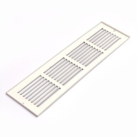 Grille d'aération linéaire en fer blanc de haute qualité 20*4, sortie d'air fixe pour système de ventilation HVAC d'hôtel et de bureau