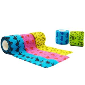 En gros Auto-Adhésif Non Tissé Élastique Vet Wrap Chien Patte Bandage Vetraps Cohésif Bandage Cinta Vendaje <span class=keywords><strong>Vetrap</strong></span> - Product Image 3