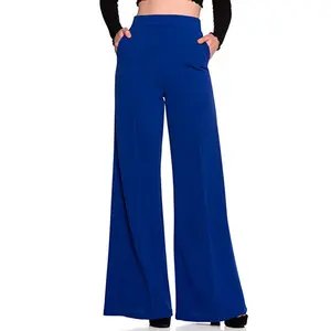 2024 new fashion Europe and the United States trousers casual bell-bottom pants women wide-leg pants