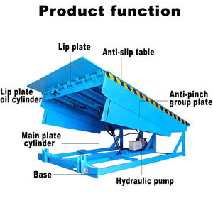 Plataforma Niveladora de Alto Rendimiento para Muelle de Carga, Rampa de Carga para Almacén, Plataforma Niveladora Fija Eléctrica Hidráulica - Product Image 4