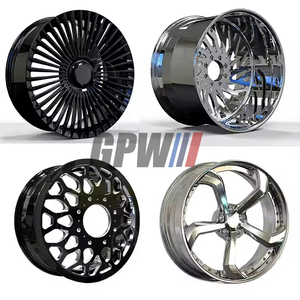 ล้อฟอร์จ GPW แบบเว้าโครเมียม 2/3 ชิ้น ขนาด 22 24 26 นิ้ว พร้อมแบบร่างลายล้อโครเมียมขนาด 26 นิ้ว - Product Image 2