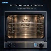 Four à convection professionnel à circulation d'air chaud avec porte vitrée
