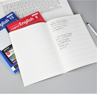 Cahier d'exercices anglais, carnet de notes personnalisé en chine, fil à 4 lignes, pour étudiants, faible prix