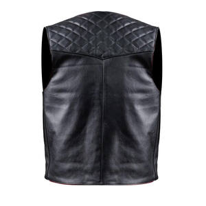 Chaleco de cuero Carburo Logan Negro 4XL - Product Image 3