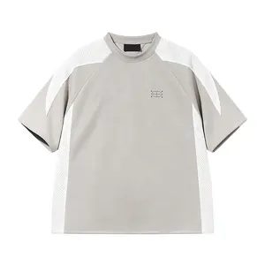 フィンチ衣服卸売メッシュジャージTシャツ刺繍クイックドライジャージーメッシュシャツサッカーサッカーTシャツ男性
