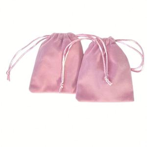 Prix direct usine, sacs en velours personnalisables, sacs cadeaux en velours avec cordon de serrage - Product Image 6