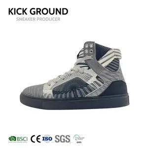 Hoge Kwaliteit Sneakers Fabriek Aangepast Uw Eigen Logo Basketbal Schoenen Mannen Custom Odm Sneakers