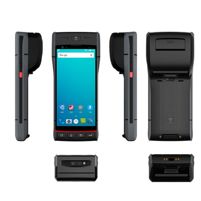 GS80 Portable Android 11 PDA Mobile Warehouse Inventory Scanner 4G Memory Capacity 2D Barcode NFC RFID Wi-Fi Wireless 4G Stock
