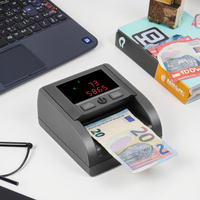 EC600 Easycount Détecteur de monnaie portable Insertion à 4 voies Compteur de billets de banque Indicateur lumineux inégalé Criblage d'argent en plastique