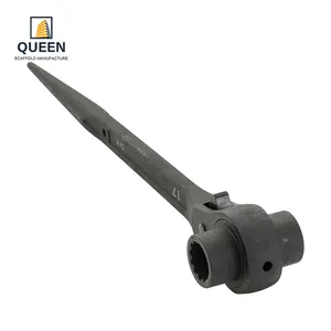 Scaffolders loves spud ratchet wrench hot sale scaffold wrench 19 22 high quality podger ratchet spanner 2124mm