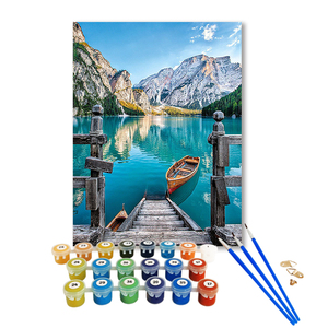 Peinture <span class=keywords><strong>par</strong></span> numéros DIY, toile créative écologique personnalisable avec cadre pour adultes - Vente en gros - Product Image 1