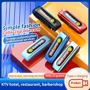 วิทยุสื่อสารแบบพกพาขนาดเล็ก XUNLIBAO พร้อมคลิปหนีบปกเสื้อ ชาร์จผ่าน USB ฟังก์ชั่นอินเตอร์คอมและ Vox สำหรับการสื่อสารระยะไกล - Product Image 2