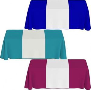 Chemin de table 100 % polyester 183 cm x 61 cm, supports vierges pour sublimation, pour logo personnalisé, décoration de fête, publicité pour vendeurs, couverture - Product Image 4