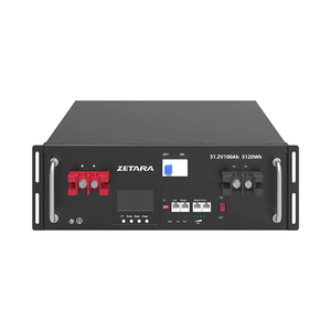 Zetara Rock-5000EM 5000 Rock série LiFePO4 Lithium Ion 5kWh batterie 51.2V 10KWh stockage basse tension système d'énergie solaire domestique - Product Image 1
