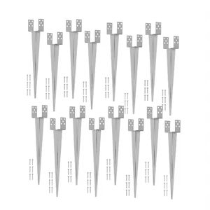 Fixation de clôture en <span class=keywords><strong>bois</strong></span> et plus de poteaux en acier stabilisateur d'ancrage <span class=keywords><strong>ancre</strong></span> de <span class=keywords><strong>poteau</strong></span> de clôture lourde, pointe d'ancrage au sol en métal durable - Product Image 2