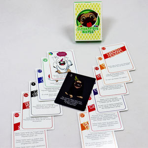 Cartes de jeu personnalisées imprimées en version allemande : Adorables chiots, jeu de société multijoueur pour gagner des points avec des amis - Product Image 5