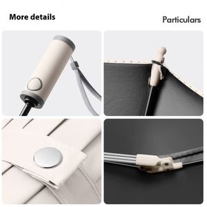 Parapluie Automatique Double Usage Homme Femme Protection UV Pliant Pare-Soleil Vente en Gros avec Impression de Logo Personnalisé pour Adultes - Product Image 3