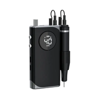 Perceuse à ongles électrique à grande vitesse pour manucure et pédicure professionnelles Kit de gel pour ongles Réglages de vitesse réglables