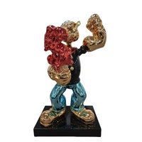 2025 vente en gros Offre Spéciale de haute qualité 80 cm en fibre de verre électrolytique Popeye Sculpture/Statue pour salon/hôtel/vitrine décor