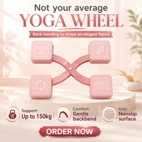 Roue de yoga Vinique Fitness Premium en EVA haute densité pour soulager les douleurs dorsales et les étirements dorsaux/ouverture de la poitrine, 30 cm, usage domestique, unisexe