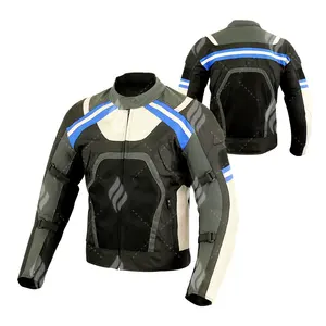 Grosir Jaket Kulit Fashion Pengendara Motor Pria, Jaket Sepeda Motor Mesh Pria Khusus Presisi