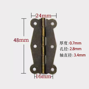 Long Strip Hinge Outer Box with Butterfly Iron Hinge Wood Box <b>Small</b> Flap Support for Workshop <b>Bathroom</b> Kitchen Furniture - Product Image 6