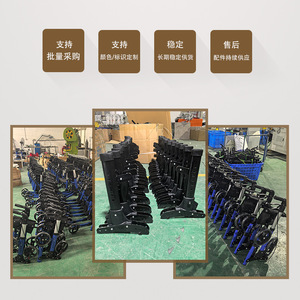 Hanbang Jiaye Aluminum Alloy Four Wheel <b>Walker</b> Lightweight Portable Outdoor Mobility Aid Stable Support For <b>Elderly</b> - Product Image 4