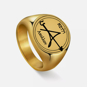 R521 <span class=keywords><strong>Apolo</strong></span> el <span class=keywords><strong>Dios</strong></span> DE LA Luz y La Literatura en la mitología griega antigua Talismán Amuleto Joyería Anillo de acero inoxidable cortado con láser - Product Image 5