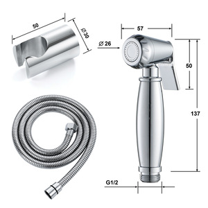 Muslim Shattaf <strong>Bidet</strong> <strong>Spray</strong> Jet <strong>Spray</strong> Toilet Stainless Steel <strong>Bidet</strong> Sprayer Kit - Product Image 5