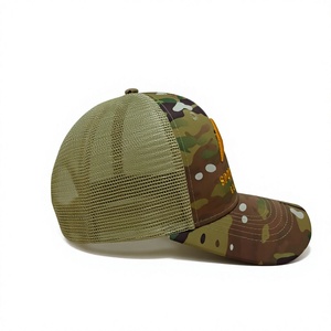Gorra Trucker de Camuflaje de 6 Paneles al por Mayor, Gorra de Alta Calidad con Malla, Corona Estructurada, Perfil Medio y Visera Curva - Product Image 3