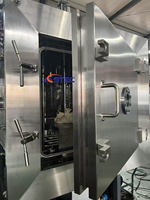 Lyophilisateur sous vide GZLY-10 10,5 m² -75 ℃   Lyophilisateur à flacons avec système d'arrêt hydraulique, capacité de 200 kg de glace, taille personnalisable disponible