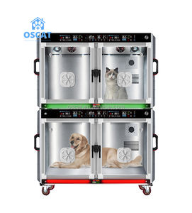Cage vétérinaire OSCAT <span class=keywords><strong>EUR</strong></span> PET de grande qualité en acier inoxydable, équipement vétérinaire, cage vétérinaire, unité de soins intensifs pour grands chiens - Product Image 1