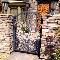 Petite porte de jardin en fer, design simple, porte simple en fer, entrée principale, porte de jardin en métal
