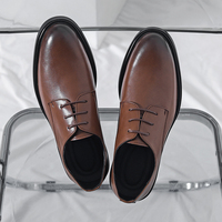 Mocassins plateforme rétro en cuir de vache véritable, respirants, antidérapants, tendance printemps-été