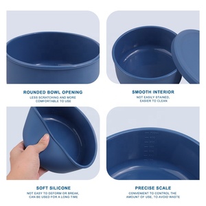 Không độc hại <span class=keywords><strong>BPA</strong></span> Free Silicone container lưu trữ thực phẩm tái sử dụng Silicone Bento Hộp Ăn Trưa Container có nắp đậy - Product Image 4