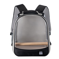 Sac à dos de transport pour oiseaux et perroquets, double épaule, transparent, respirant, cage à oiseaux poreuse grande avec perchoir