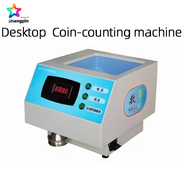 Pequeña máquina contadora de monedas