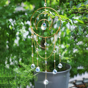 <span class=keywords><strong>Atrapasueños</strong></span> grande con bola de cristal, campana de viento, candelabro de cristal, colgante de <span class=keywords><strong>pared</strong></span> <span class=keywords><strong>para</strong></span> ventana, decoración de jardín y habitación, regalo - Product Image 5