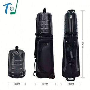 กระเป๋ากอล์ฟแบบแข็งป้องกันการชนและป้องกันการบีบ พร้อมล้อเลื่อน - Product Image 5