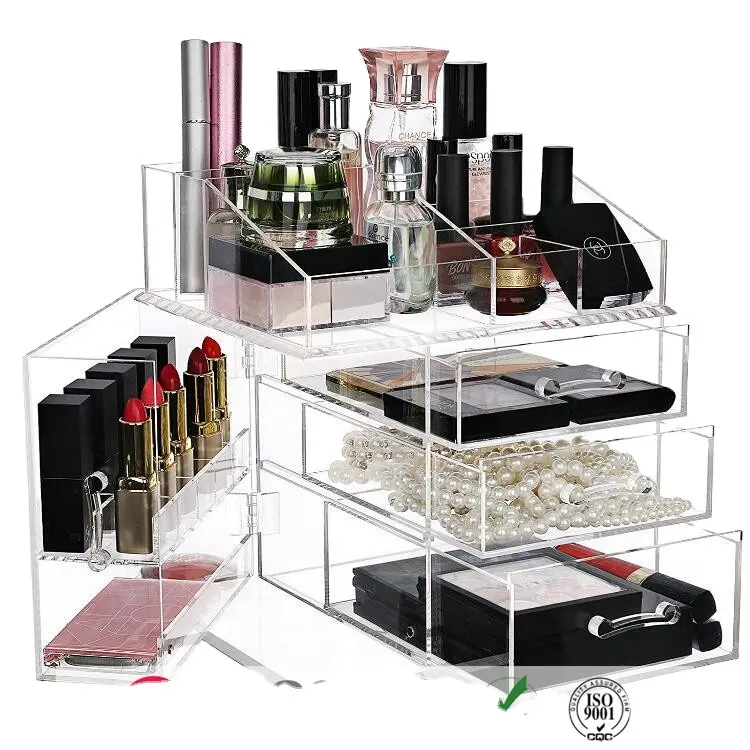 Shopping Mall different size tabletop acrylic blush organizer
