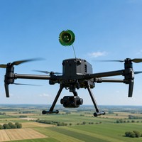 Antenne GPS GNSS UAV FPC légère haute précision avec connectivité U.FL, modèle Q122-NZ-300-01 pour l'inspection et la cartographie aérienne