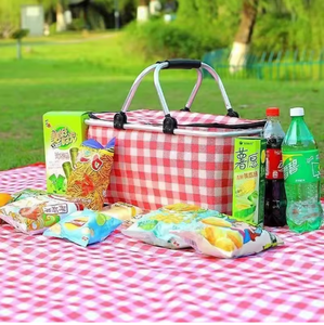 Nouveau panier de pique-nique isotherme pliable, sac de transport rapide pour extérieur, panier de courses portable - Product Image 6