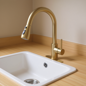 Grifo de Cocina Extraíble con Rociador, de Aleación de Zinc, Operación Manual, para Fregadero - Product Image 2