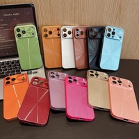 Coque de téléphone minimaliste effet CD Aurora pour iPhone 17 Air 16 15 14 Pro Max – Améliorez instantanément votre iPhone avec la coque de protection à grande fenêtre pour iPhone 17