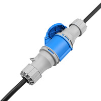 Nouvelle prise CEE EV 3 broches, stations de recharge portables pour véhicules électriques, étanches à l'eau et à la poussière, prises industrielles 32A